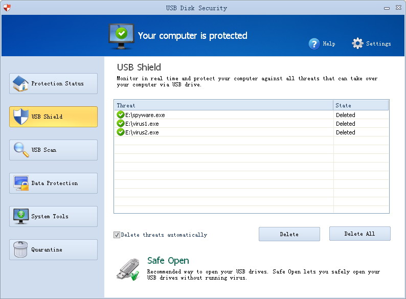 Click to view USB Disk Security 6.1.0.432 screenshot